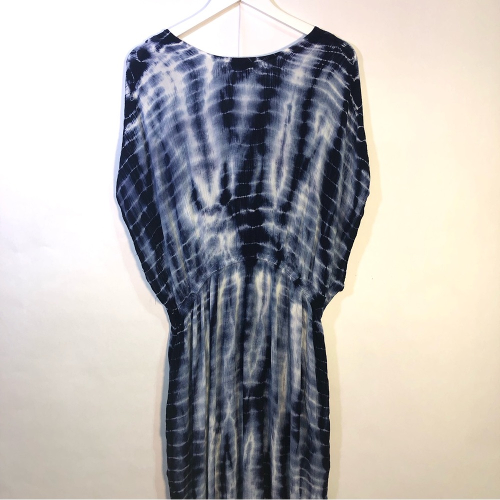 Torrid Boho Tie Dye Floral Embroidered Beach Cover Up - Picture 16 of 16